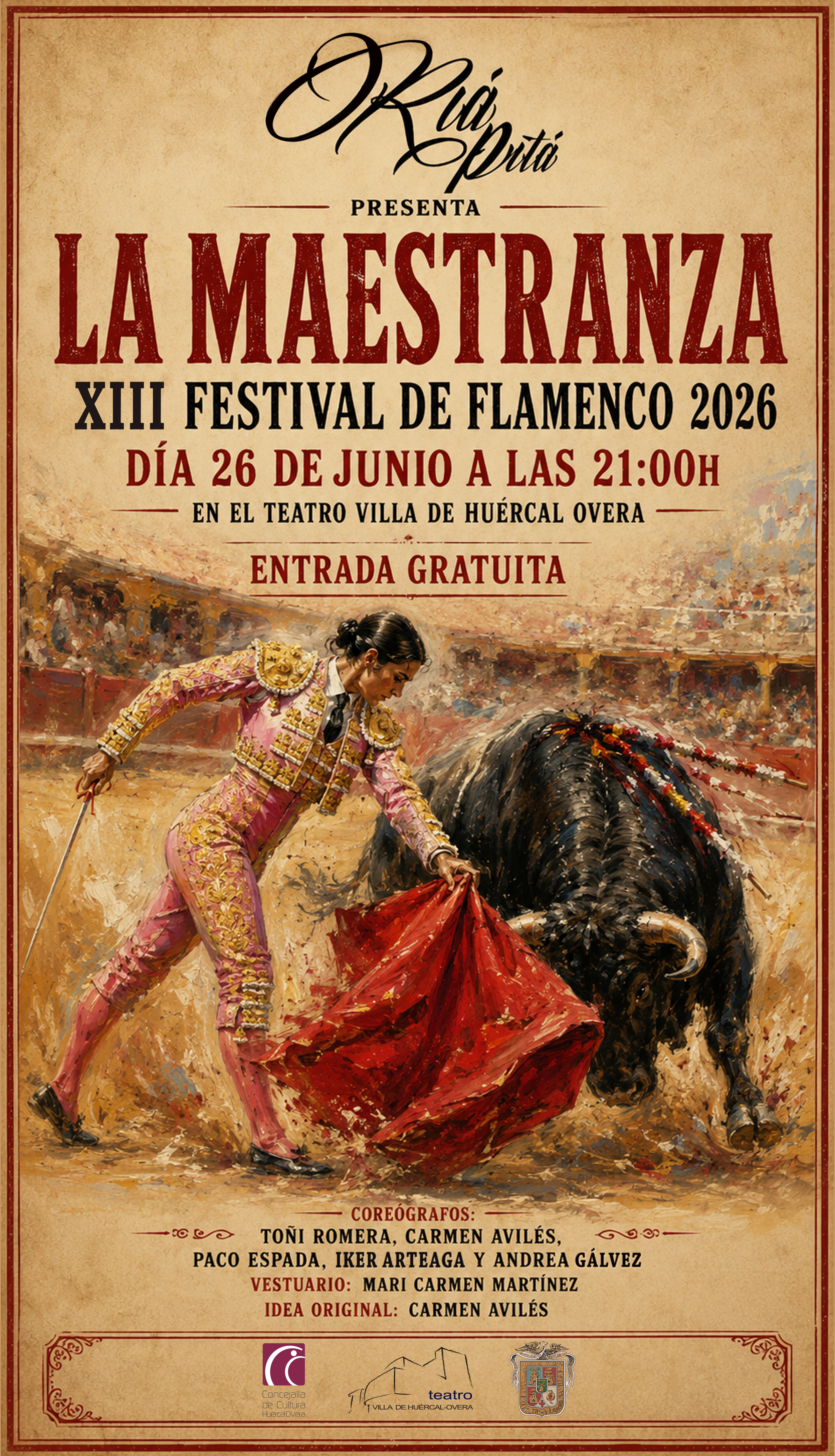 XIII FESTIVAL DE FLAMENCO “LA MAESTRANZA”. Escuela de baile RIÁ PITÁ.  